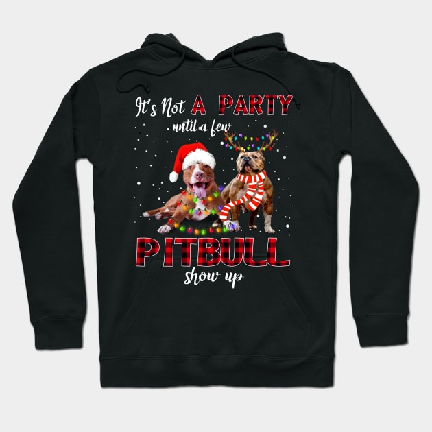 It's Not A Party With A Jew Pitbull Show Up Funny Gift Hoodie by kimmygoderteart